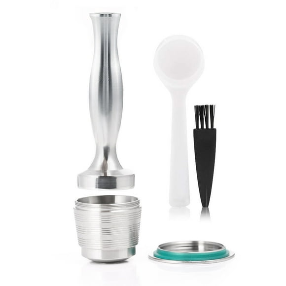 Reusable Coffee Capsules Cup Stainless Steel Coffee Filters 1 Refillable Pod for Series Nespresso Machines