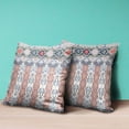 thumbnail image 4 of Taj Garden Columns Duo Throw Pillow with Removable Cover in White Pink Blue 20x20, 4 of 5