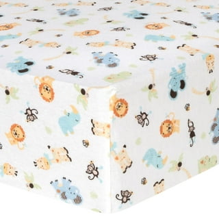 Flannel Crib Fitted Sheet