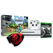 Microsoft Xbox One S 500GB Console - Minecraft Bundle with Gears of War 4 and Gears of War 4 Beanie