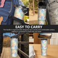 thumbnail image 7 of Modern 30oz Handheld Travel Tumbler with Handle – Double Wall Stainless Steel Insulated Cup, Flip Straw Lid, Leak-Proof & BPA-Free for Hot and Cold Drinks – Durable Coffee & Juice Mug White, 7 of 7