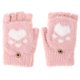 thumbnail image 1 of 1 par Guantes de invierno Mujeres cálidos de punto convertible conjuntos guantes de mitones, 1 of 5