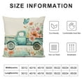 thumbnail image 5 of Nawypu Spring Throw Pillow Covers Hello Spring Truck Bicycle Floral Pillow Covers Throw Pillover Case Farmhouse Decorative for Sofa Bed, Modern Couch Pillow Covers, 5 of 5