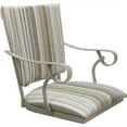 thumbnail image 4 of Set of 3 Outdoor Indoor Counter Stools - Jenna PB Arms - White Fabric - Beige, 4 of 5
