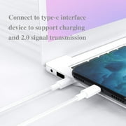 2 Pack USB C to USB C Cable 3.3ft, Type C to Type C PD Fast Charging Charger Cord for MacBook iPad Samsung Galaxy, White