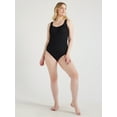 thumbnail image 4 of Time and Tru Women's and Women's Plus Crinkle One Piece Swimsuit, Sizes XS-3X, 4 of 5