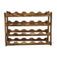 thumbnail image 4 of Wines Storage Shelf, Heavy Duty Pine Wood Great Display Durable Wine Rack  For Home, 4 of 7