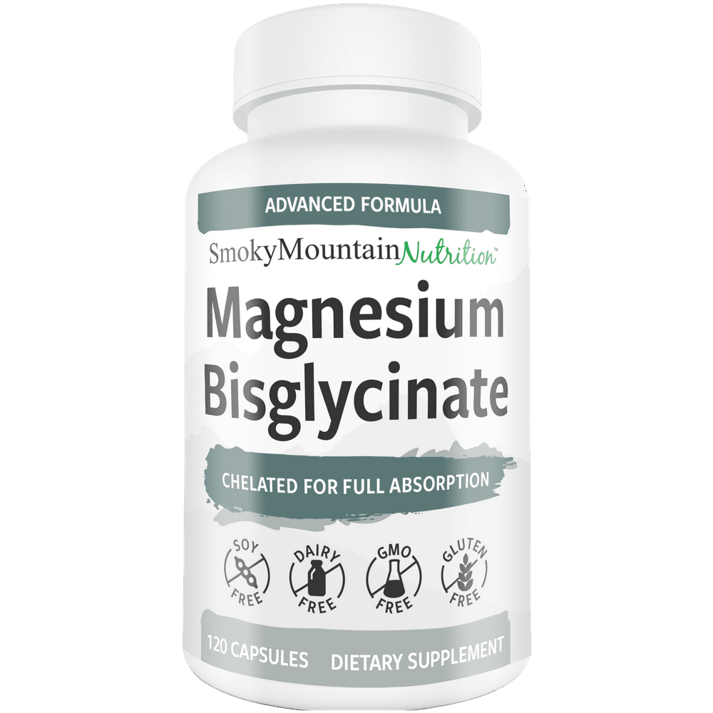 Magnesium Glycinate Supplements 100 Chelate TRAACS® 200mg (120