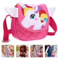 thumbnail image 3 of Cartoon Unicorn Crossbody Purse Toddler Unicorn Crossbody Bag Adorable Shoulder Bag, 3 of 4