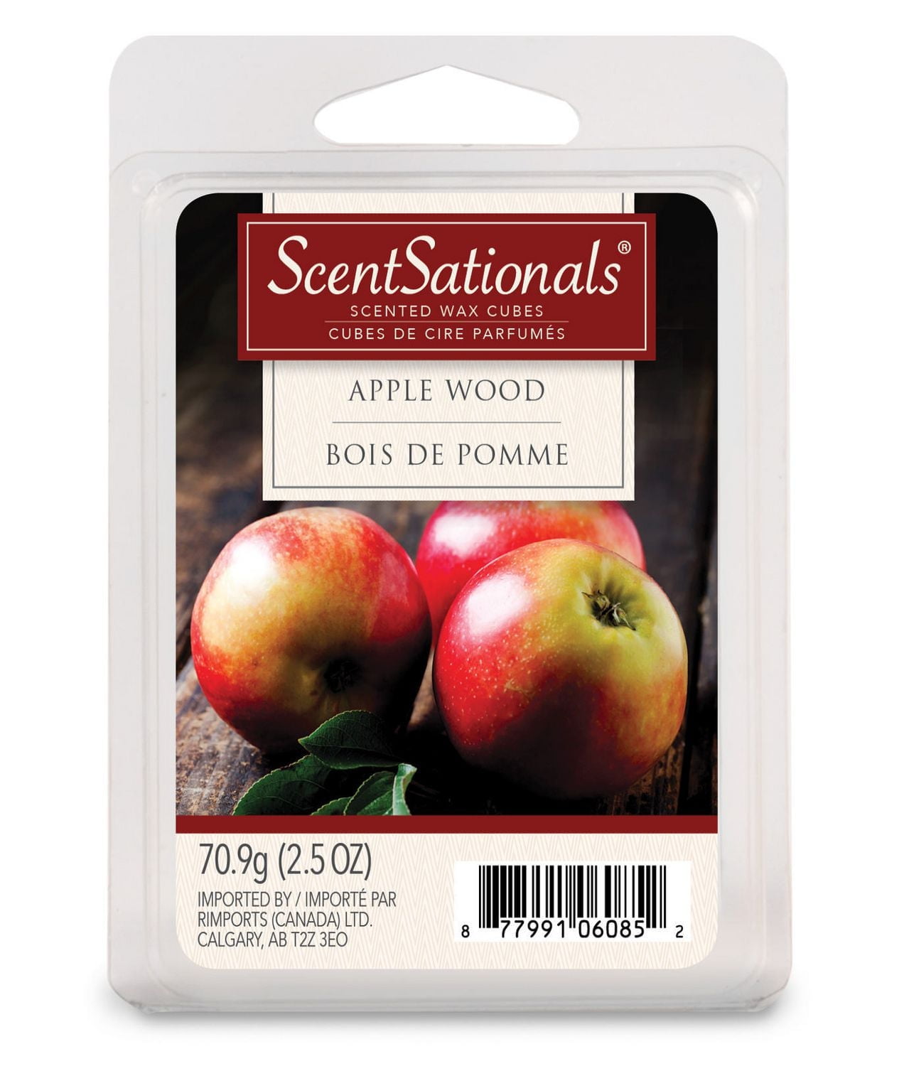 ScentSationals Scented Wax Cubes - Apple Wood, 2.5 oz (70.9 g)