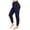Navy, variant on Womens Tapered Ankle Jogger Pants Dual Side Deep Hand Pockets Drawstring Elastic High Waist Slim Fit Cropped Casual Athletic Lounge Trousers