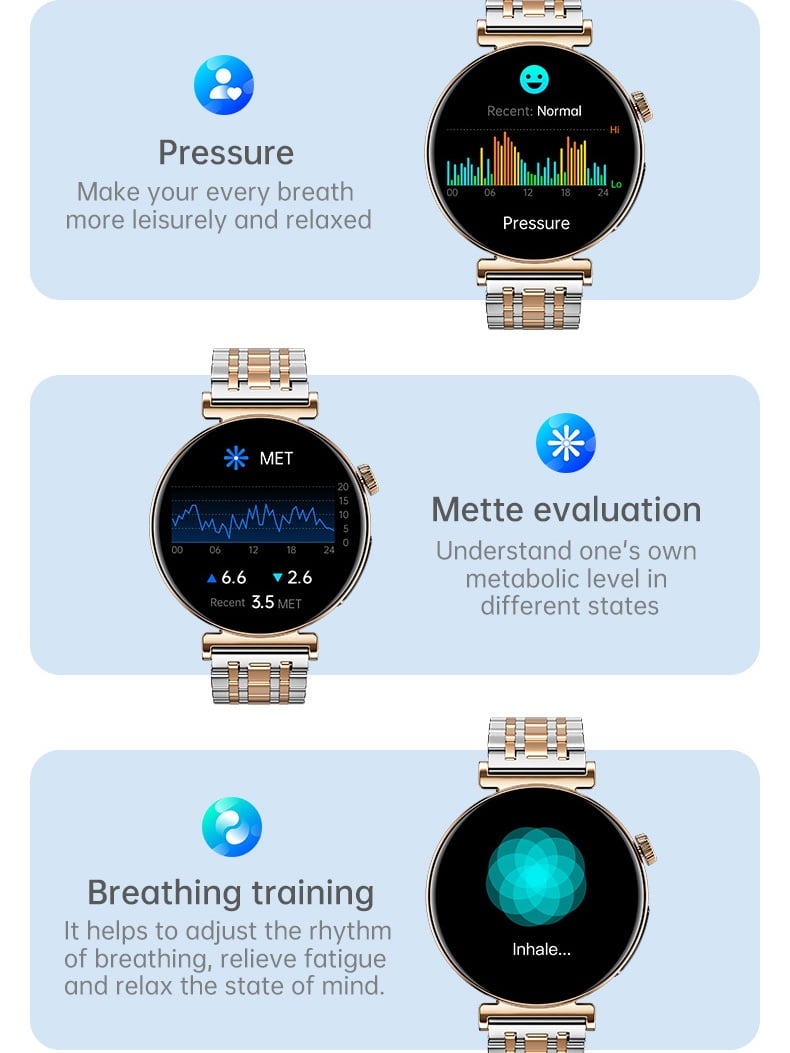 VAYKAL Smart Watch Fitness Tracker for Android and iPhone Multiple Sports Modes Pedometer Timer Stopwatch Make/Answer Calls Message Notifications IP67 Waterproof