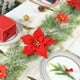 thumbnail image 4 of Pinos y Canes de Navidad, Ramas de Navidad con Luces, Tres Colores de Flor, Cabezas de Flor Rojas, para Decoración de Hogar y Jardín, Perfectos para Exterior, Resistente al Clima, Iluminación LED,, 4 of 7