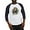 Blue/White, variant on CafePress - Mona Lisa Dog Baseball Jersey - Cotton Baseball Jersey, 3/4 Raglan Sleeve Shirt