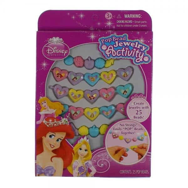UPD Disney Princess Pop Beads Jewelry 25ct Pack 
