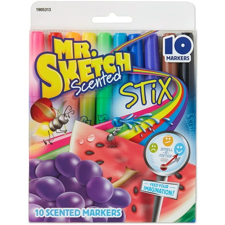 - Mr. Sketch® Scented Stix Set, 10-Color