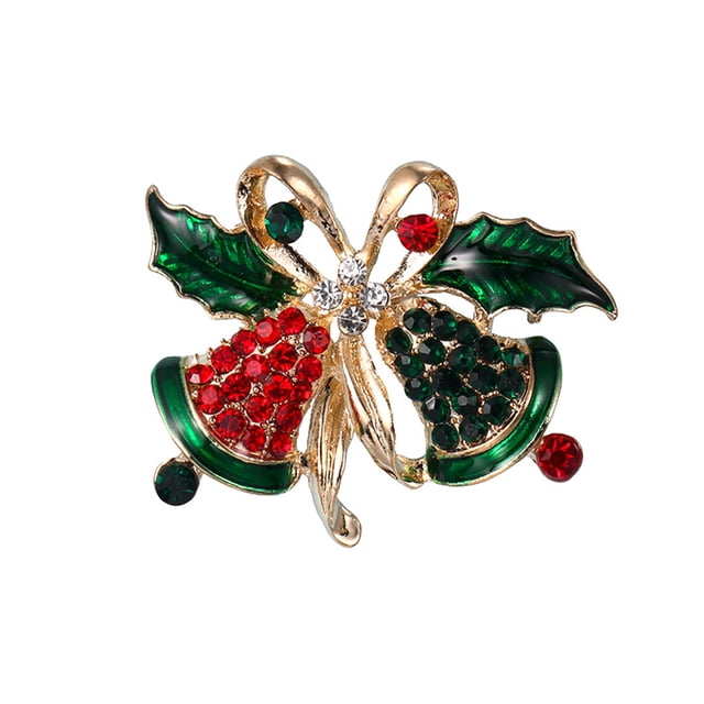 1 pieza Broche de alfileres Collar multicolor Insignia Solapa Joyería Navidad para vestidos Accesorios Bolsas Festival Decoración para hogar , Los 4x4,7CM Los 4x47CM BLESIY Alfileres de broche