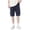 Navy, variant on Shorts for Men Men's Elastic-Waist Casual Stretch Short Shorts (Navy,L)