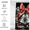 thumbnail image 2 of The Christmas Fun Style Shower Curtain for Bathroom Shower Curtain Set with 12 Hooks Waterproof Fabric Bath Curtain for Bathtub Restroom Decor, 72 X 72 in, 2 of 6