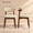 Beige-Black leg, variant on Black Dining Chairs Set of 2 Mid Century Modern Upholstered Side Dining Chair for Dining Room & Kitchen
