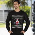 thumbnail image 3 of Christmas Sweatshirt, Santa's Gym Let's Burn Some Cookies Christmas Sweatshirt, Funny Weightlifting Ugly Holiday Jumper, Festive Fitness Gift for Gym Lovers & Bodybuilders, 3 of 5