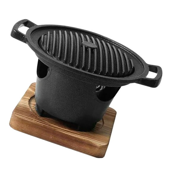 Portable Grill Korean BBQ Indoor Barbecue Grilling Plate