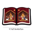 thumbnail image 2 of Book Shape Doorma,Christmas Nativity Scene Rug，Non-slip Doormat,15.7"x27.6", 2 of 5
