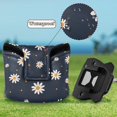 thumbnail image 6 of Haosy Cute Little Daisy Golf Mallet Putter Cover Strong Magnetic Leather Golf Club Headcover Closure, 6 of 7