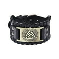 thumbnail image 2 of Pulsera de tótem vikingo Sunnimix de cuero PU Vintage, 2 of 8