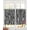 Black, variant on Green Waves Stripes Sheer Curtains 63 Inch Length 2 Panels Set for Living Room/Bedroom, Vintage Minimalist Lines Texture Kitchen Curtains Grommet Semi-Sheer Curtains Window Treatments 42"x63"x2