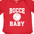 thumbnail image 4 of Inktastic Bocce Baby Boys or Girls Long Sleeve Baby Bodysuit, 4 of 5