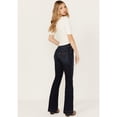 thumbnail image 3 of Idyllwind Women's Dark Wash Vista Drive Outlaw Trouser Flare Denim Jeans - IWSP23J25 8W x 34L, 3 of 4