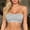 Grey, variant on Womens Tube Tops Summer Bandeau Casual Crop Top Strapless Seamless Bandeau Tube top Non-Padded(White,M)