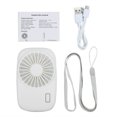 thumbnail image 1 of Bewildely ventilador USB portátil de 1 pieza, ventiladores de aire acondicionado plegables, ventilador de refrigeración de mano, ventilador Electrodomésticos blanco Bewildely HA6345-01B, 1 of 6