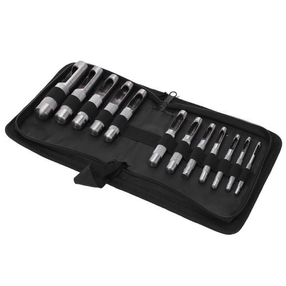 Juego De Perforadores, Juego De Perforadores Para Cinturones, Herramientas Manuales Multifunción De Acero Al Carbono, Herramienta Redonda Para Agujeros De Cuero Para Correa De