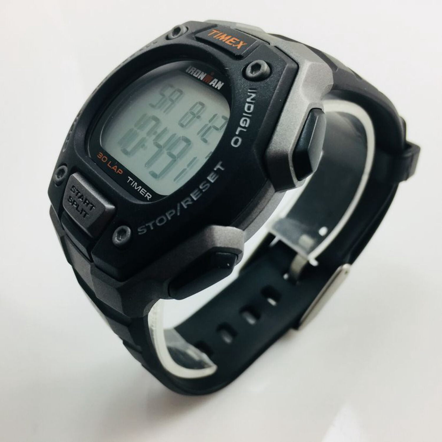 Men's Timex Fullsize Ironman Classic 30 Black Resin Digital Watch T5K821