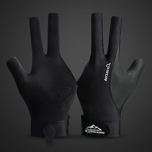 1pc Single Snooker Billiard Cue Glove Left Hand Pool Three Finger Open Glove