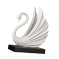 thumbnail image 4 of Decoración de la tabla de la estatua de cisne adornante elegante escritorio de regalo de regalo de regalo de regalo figura de cisne para el, 4 of 9