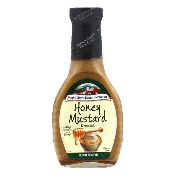 Maple Grove Farms Dressing Honey Mustard, 8 OZ (Pack of 6) Walmart