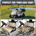 thumbnail image 4 of Whosucclay Floral Butterfly Mandala Golf Cart Seat Cover Blanket, with 4 Pockets Non-slip Anti-Scratch Seat Cushion Cover for Club Car Yamaha EZGO, 52.36" x 32.28", 4 of 7