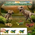 thumbnail image 4 of Boy Toys Cars 3-5, Dinosaur Truck with 4 Pull Back Dinosaur Cars, Dinosaur Toys for 1 2 3 4 5 Year Old Boys with Flashing Lights, Music and Roaring Sound, 4 of 7