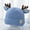 Blue, variant on decoración navideña Christmas Fashionable And Cute Boys And Girls Knitted Solid Color Hat