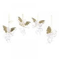 thumbnail image 2 of 4/6 Pieces Hanging Angels Ornaments For Christmas Holiday Tree Or Wedding Decoration DIY Winter Party Decor,Clear/Sliver/Gold, 2 of 8