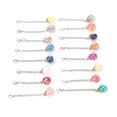 thumbnail image 3 of Decoración de bola de cristal, 50 piezas, borlas de rastas, colgante de bola de cristal para el pelo, decoración de globo de cristal, la mejor de su clase, 3 of 12