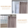 thumbnail image 3 of Miangastore Curtain Clips With Rings Iron 40 Sets 2.8x1.5in, 3 of 8