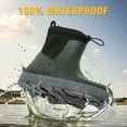 thumbnail image 2 of HSBDNZQ Deck Boots for Men's,Ankle Rubber Rain Boots Waterproof Anti-Slip Waterproof Shoes,Rubber Outdoor Fishing Boating Boots Water Work Shoes for Men, 2 of 6