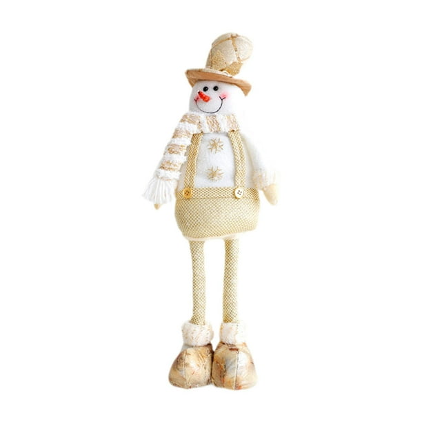 Figura de Muñeco de Nieve Navideño CUTICAT Decoración del Hogar Telescópicas 56 cm