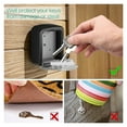 thumbnail image 7 of Key Lock Box , Wall Mounted Stainless Steel Key Safe Weatherproof 4 Combination Key Storage Lock Box for Indoor and Outdoor Use ,Easy Installation, 7 of 7