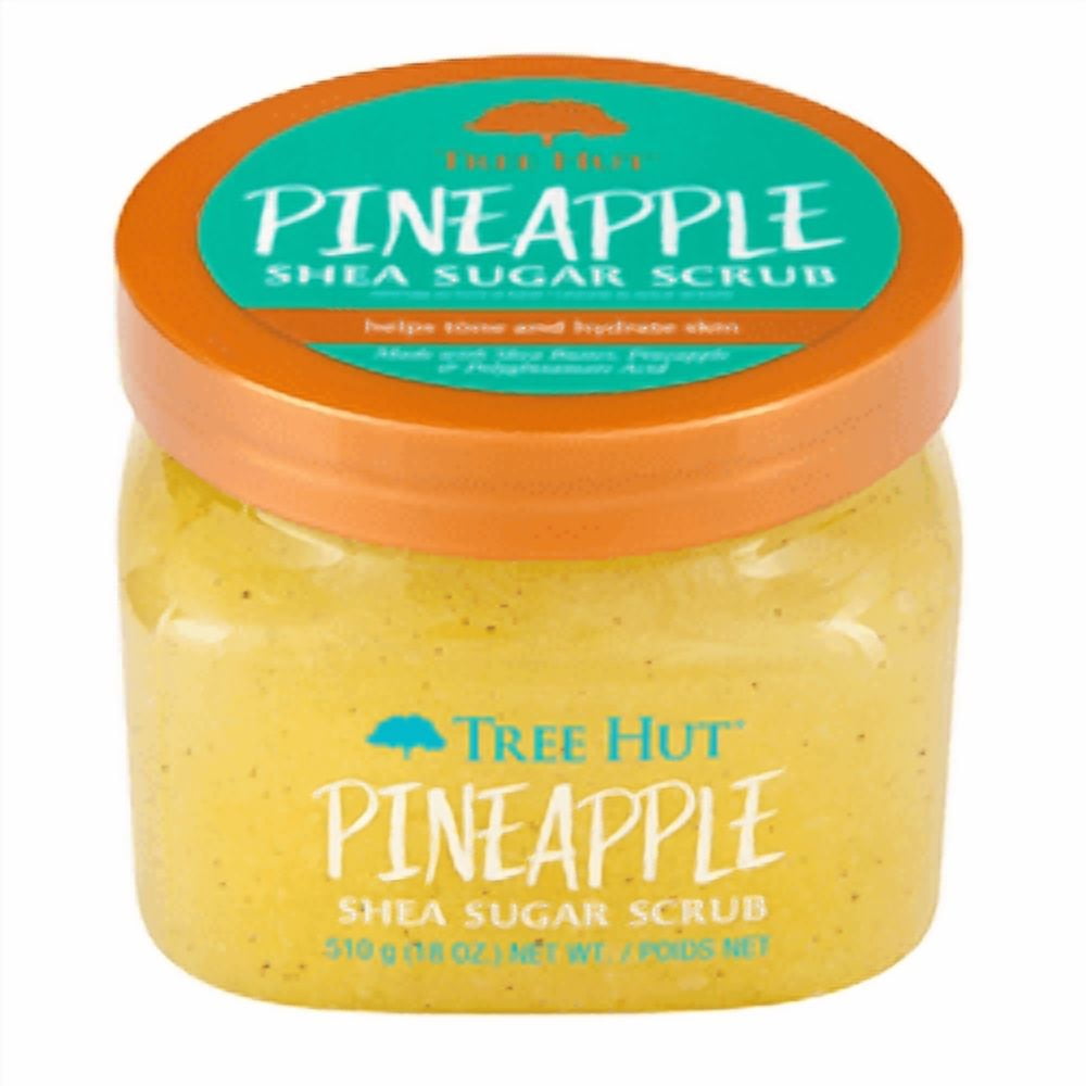 Tree Hut Pineapple Shea Butter Sugar Body Scrub, 18 oz