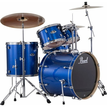 Pearl Export 5-Piece Drumset w/ Hardware - Electric Blue Sparkle